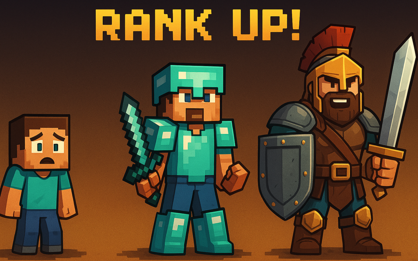 Rank up from Wanderer to Knight on Blockhead Odyssey.com