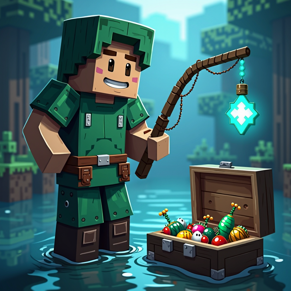 Fishing systems on Blockhead Odyssey