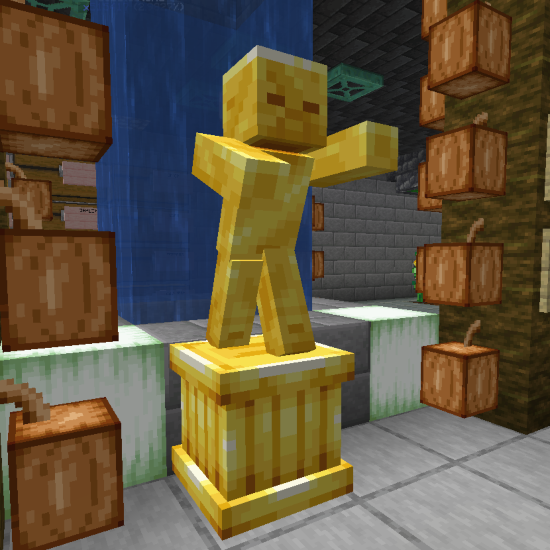 Golden Zombie Statue