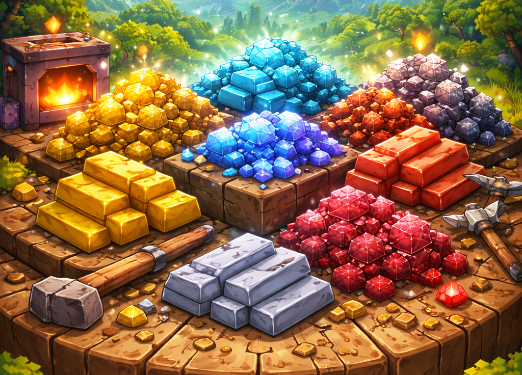 Custom crafting and metals
