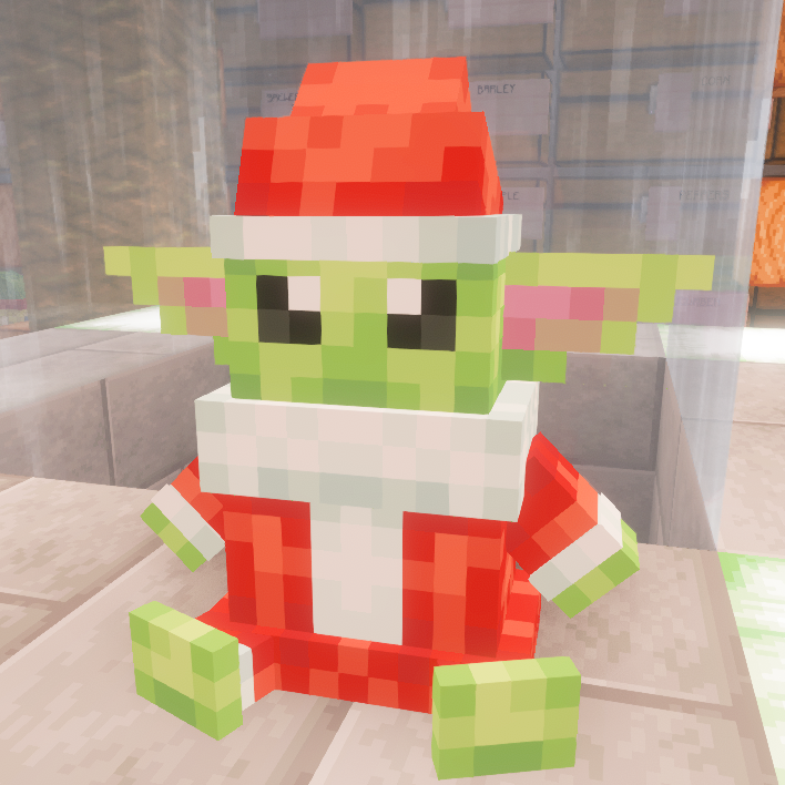 Christmas Grogu Plushie