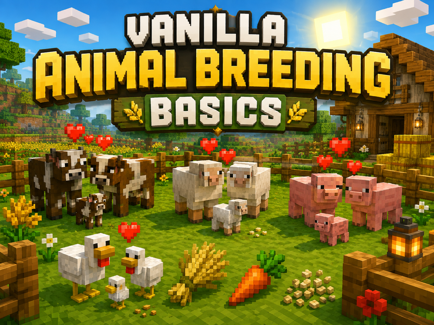 Vanilla animal breeding basics