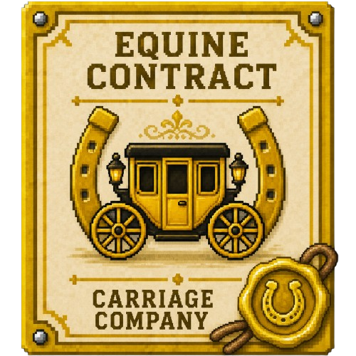 Contract from the Carriage Company in Ithaca. These contracts rotate every six hours, at which point the previous ones expire.